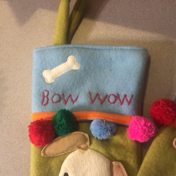 Cute felt dog stockings - Picture 3 of 8